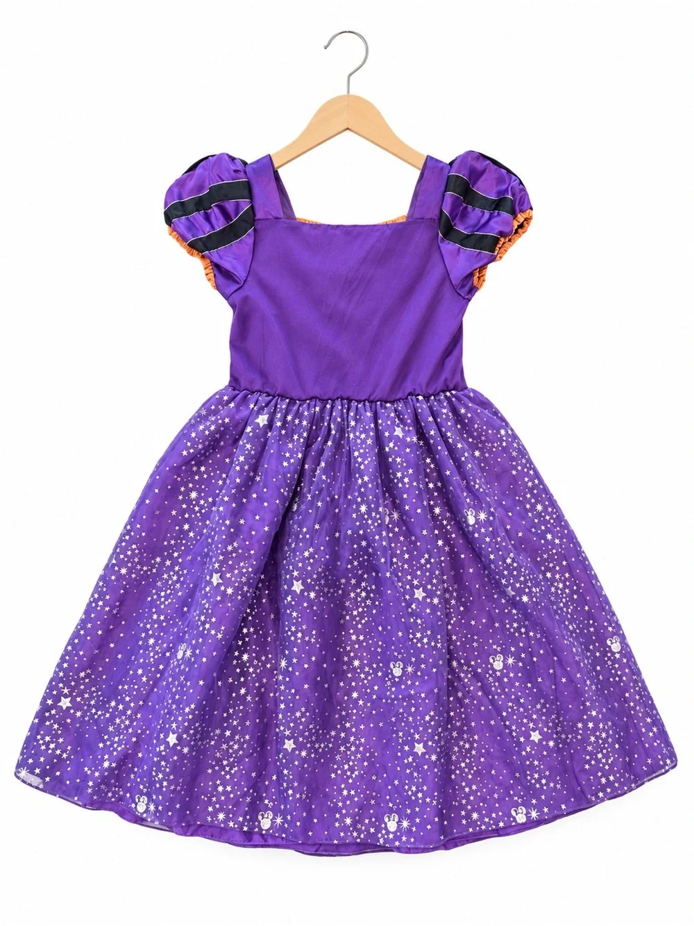 Disney Store Minnie Mouse Witch Costume Dress Purple Halloween Girls size 9/10